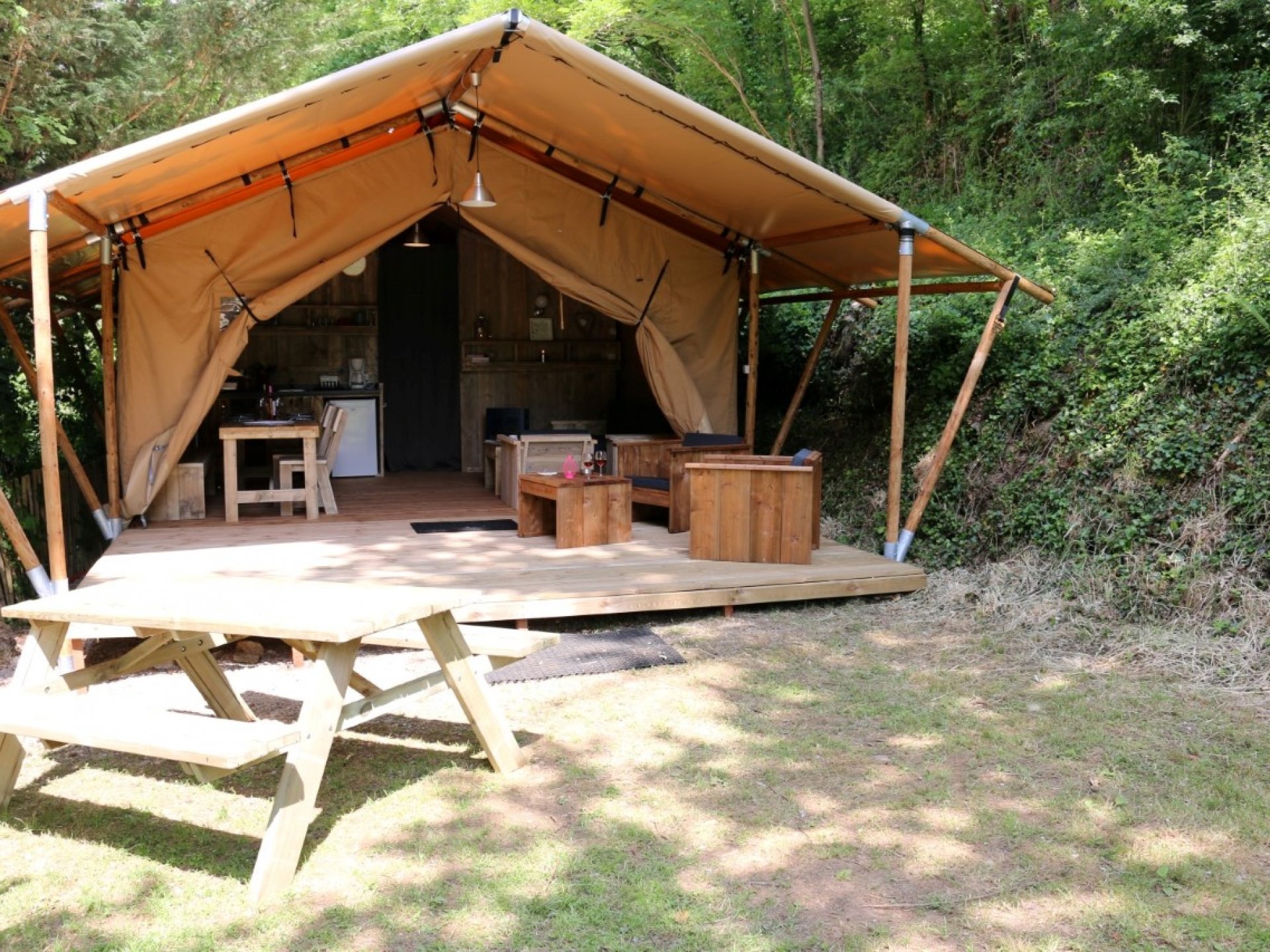 Safari Lodge - Tente et tente lodge Auvergne (Auvergne-Rhône-Alpes