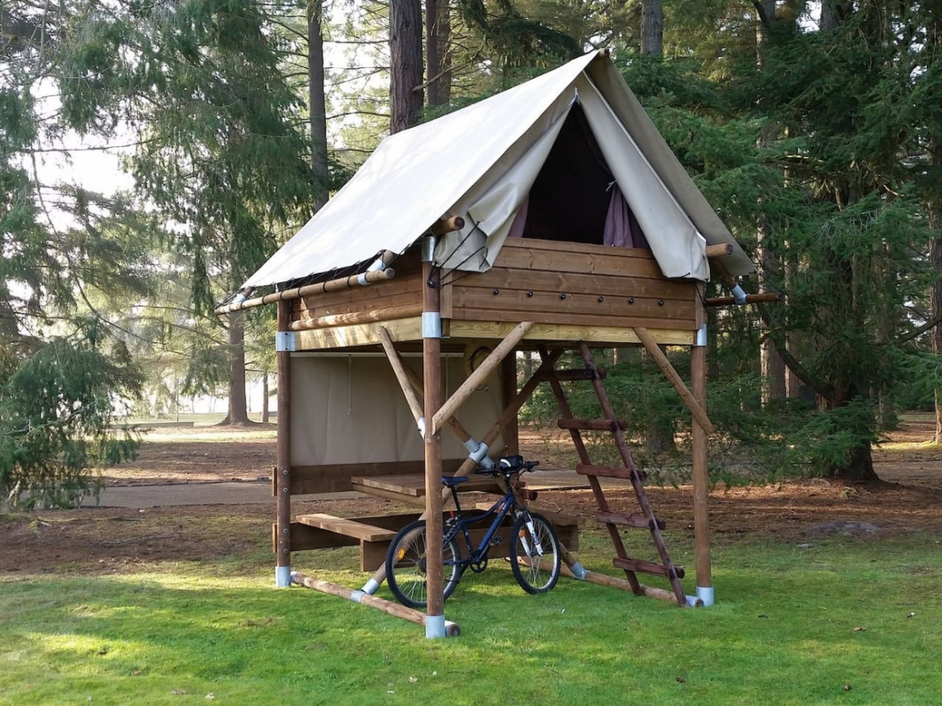 Tente Bivouac Sur Pilotis Tente Et Tente Lodge Aquitaine Nouvelle