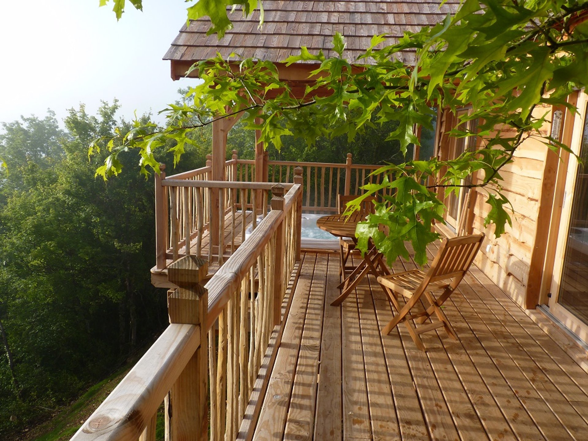 La Cabane  Spa des Figuiers  Cabane  dans les arbres 