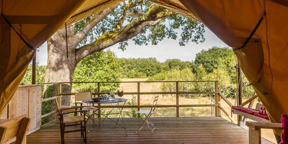 La tente Lodge - Lodge safari Occitanie - location insolite